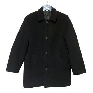 Y2K Lauren Ralph Lauren Coat 42R Single Breasted Wool Cashmere Quilted Insulated